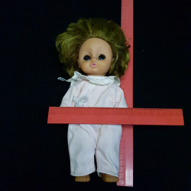Кукла ГДР не родные глаза, зеленые волосы . Картинка 11